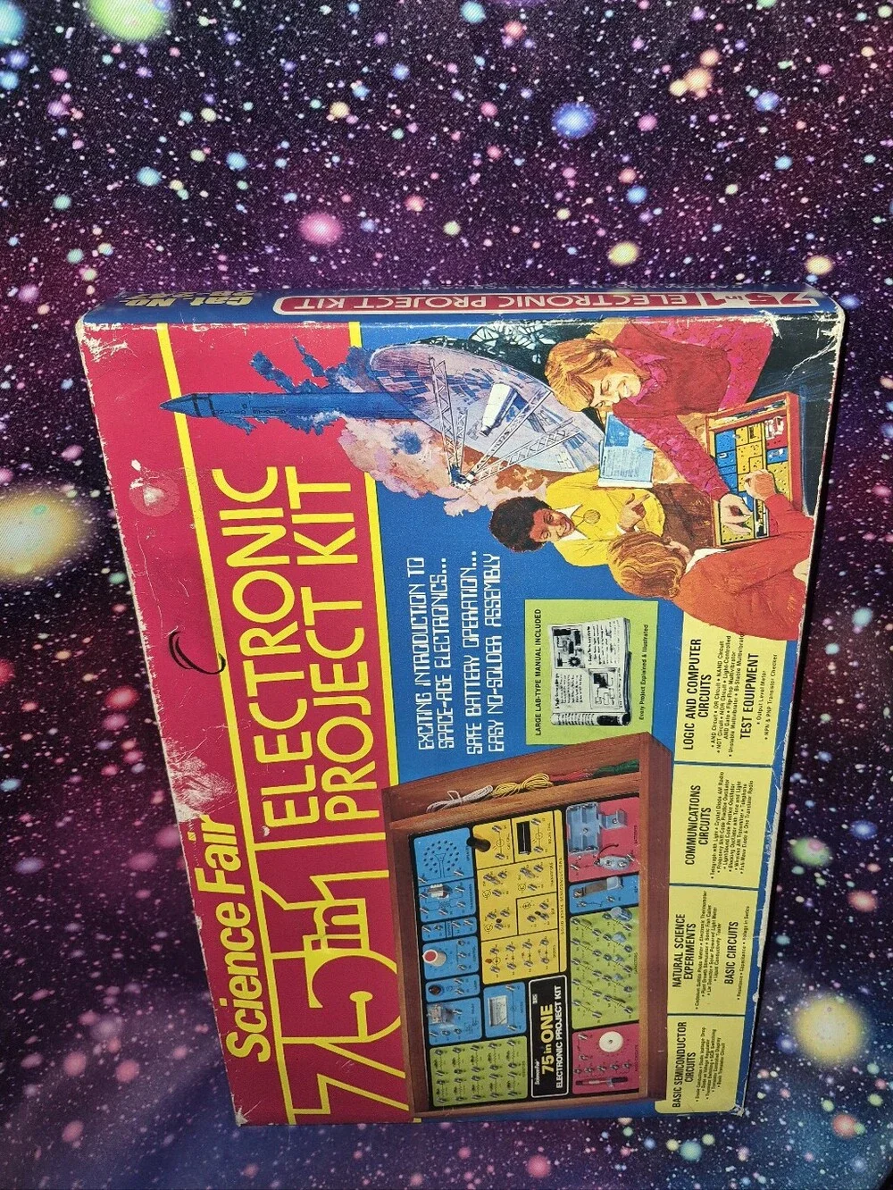 ⚡🔬 Vintage Science Fair 75-in-1 Electronic Project Kit | Radio Shack | STEM